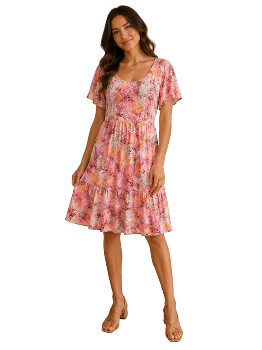 TCD30424 Pink Summer Dress