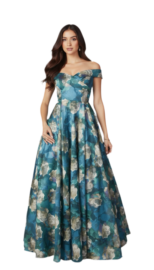 225409 Sapphire Gown