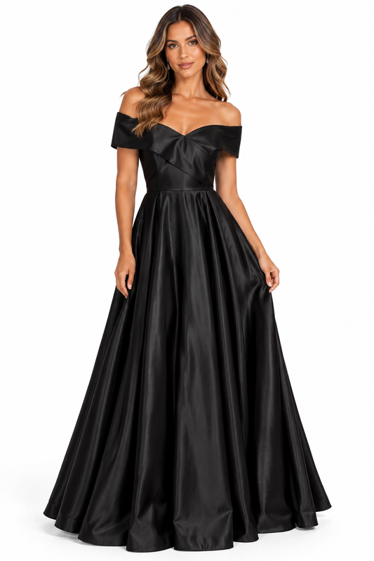225384 Off The Shoulder Gown