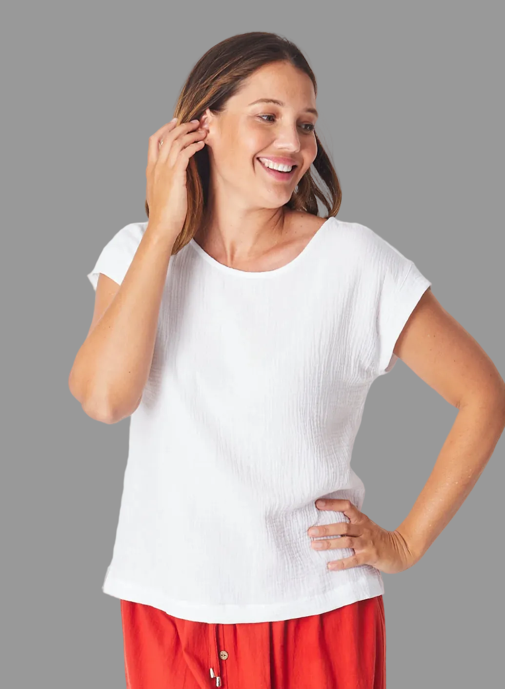 Tarin Everyday Top White