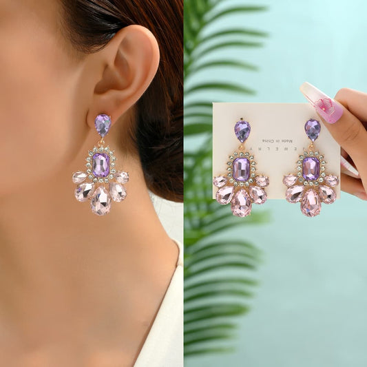 Bella Crystal Drop Earring