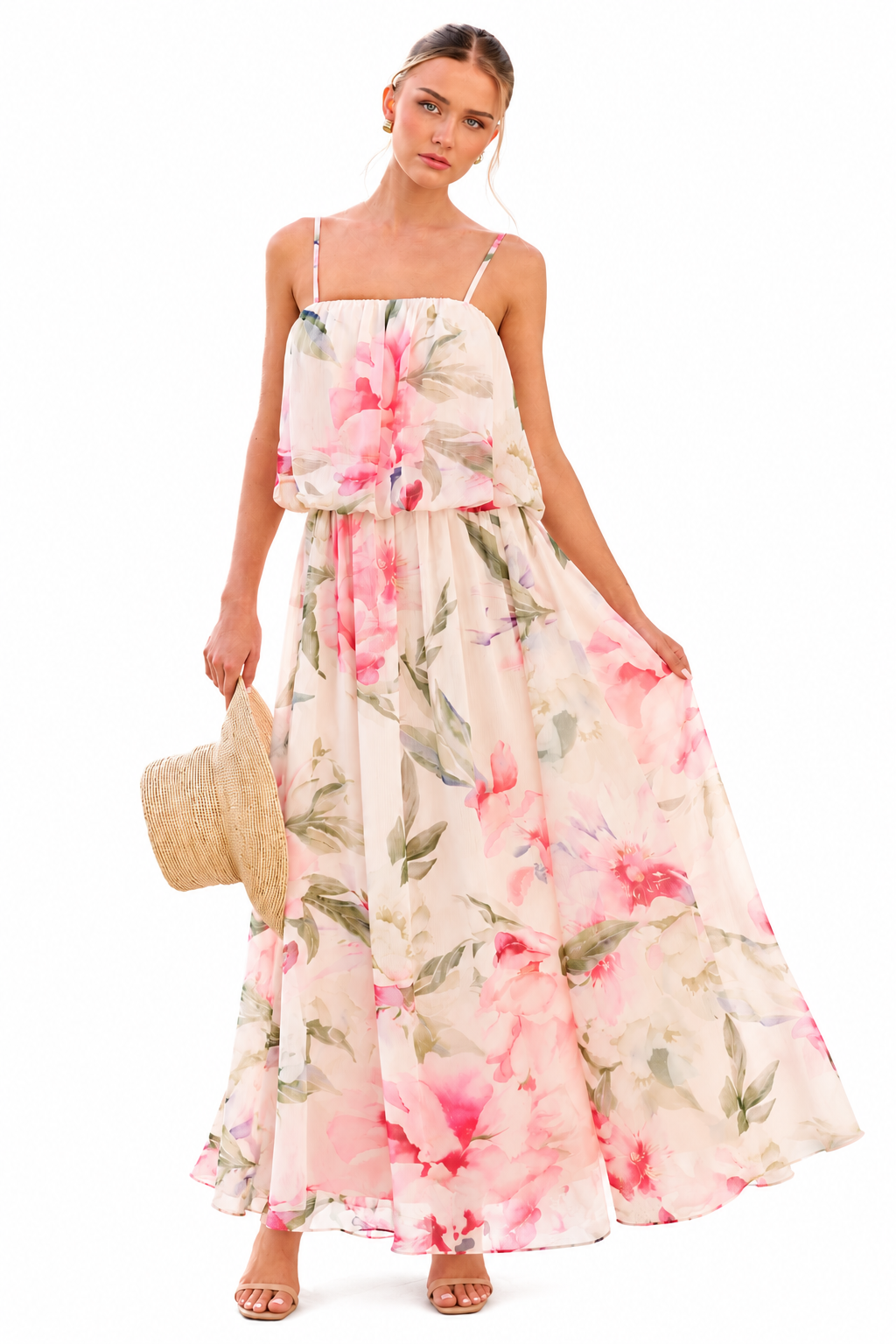 SDR2009A Strapless Summer Dress
