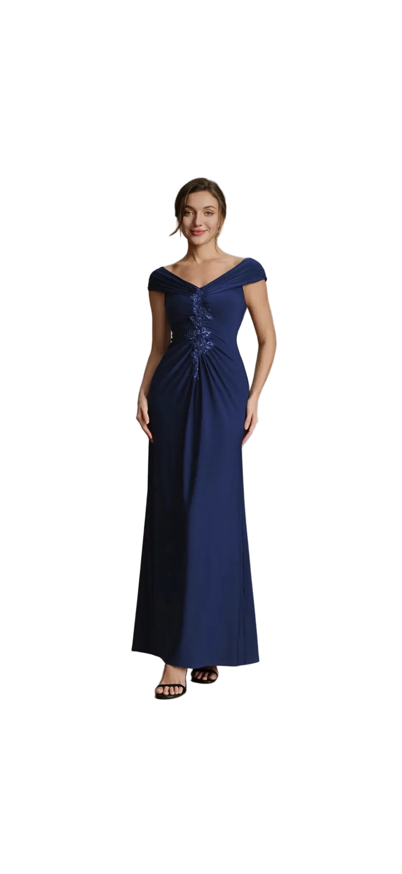 Sleeveless sweetheart gown