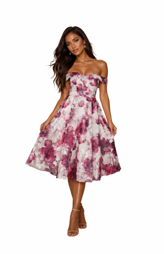 224358 FLORAL DRESS