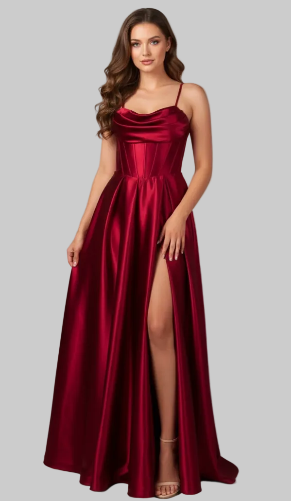 225349 Red Gown