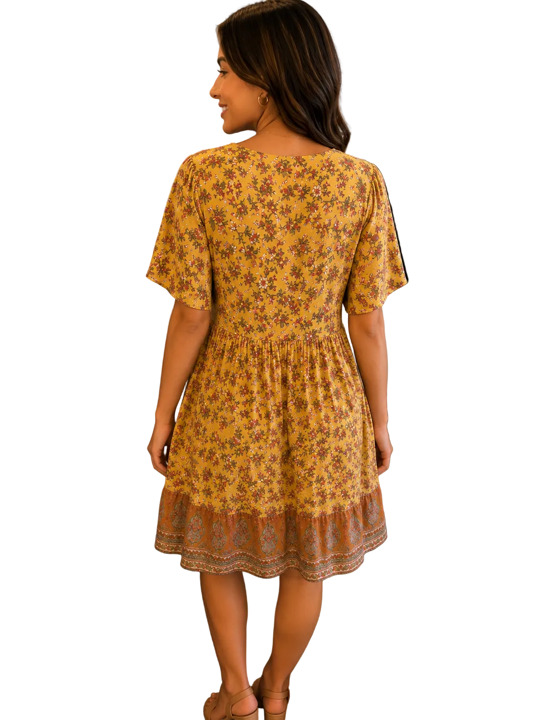 BCD31626 Lemon Summer Suns Dress