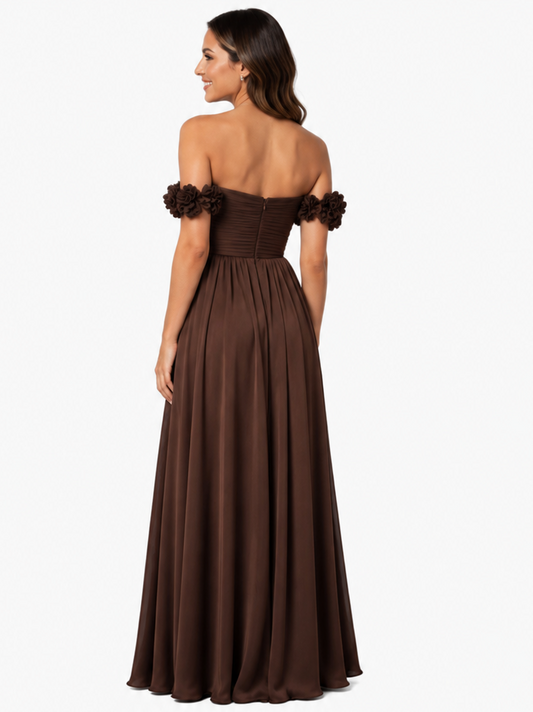 225474 Off the Shoulder Gown