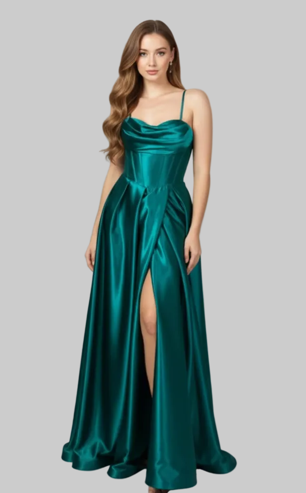 225349 Teal Gown