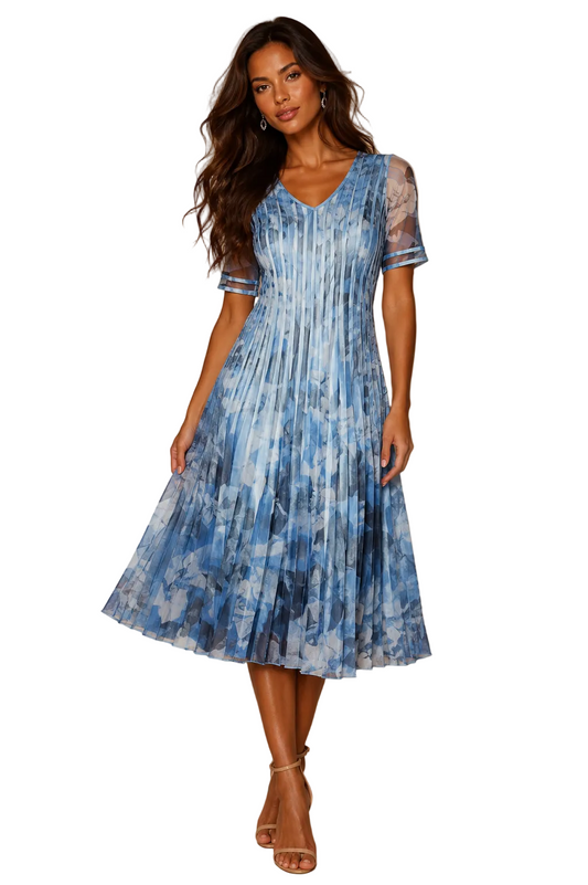 225250 Blue Ribbon Dress