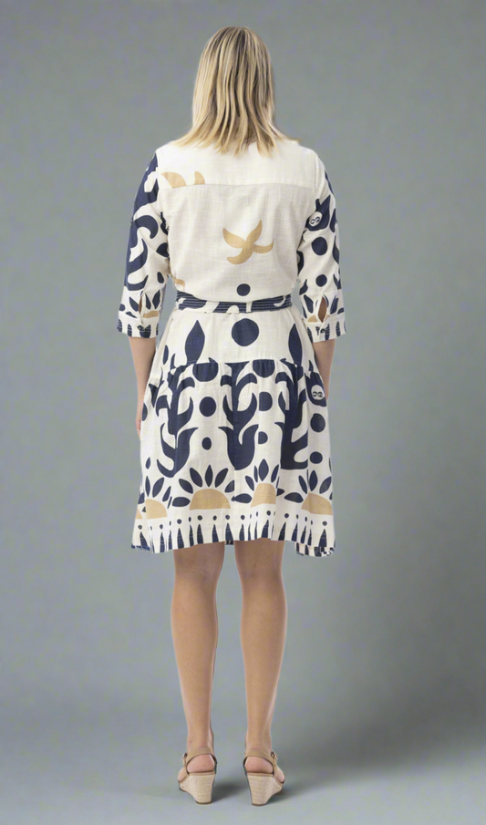 Nazca Dress Tie Waist