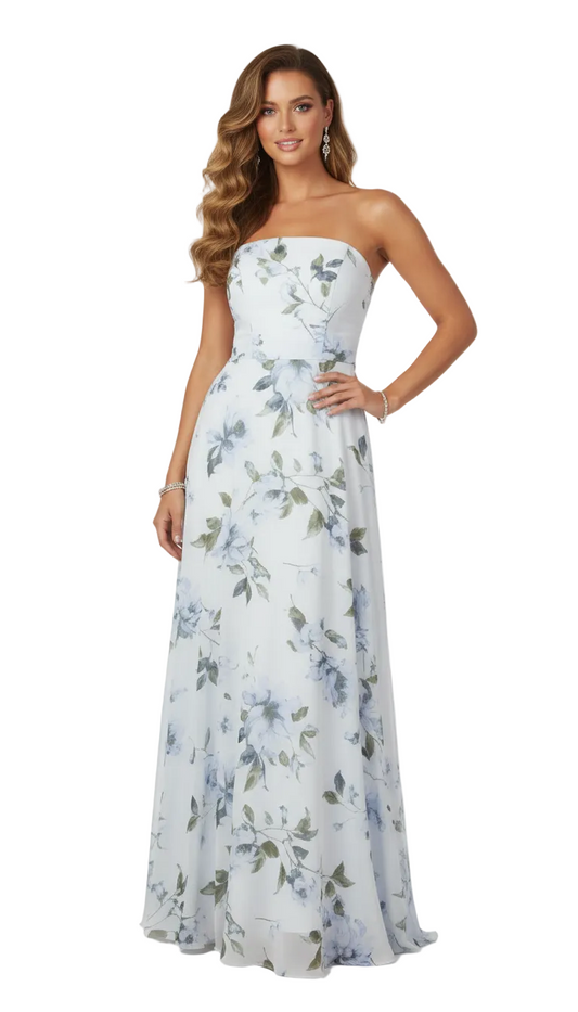 225370 Strapless Aline Gown