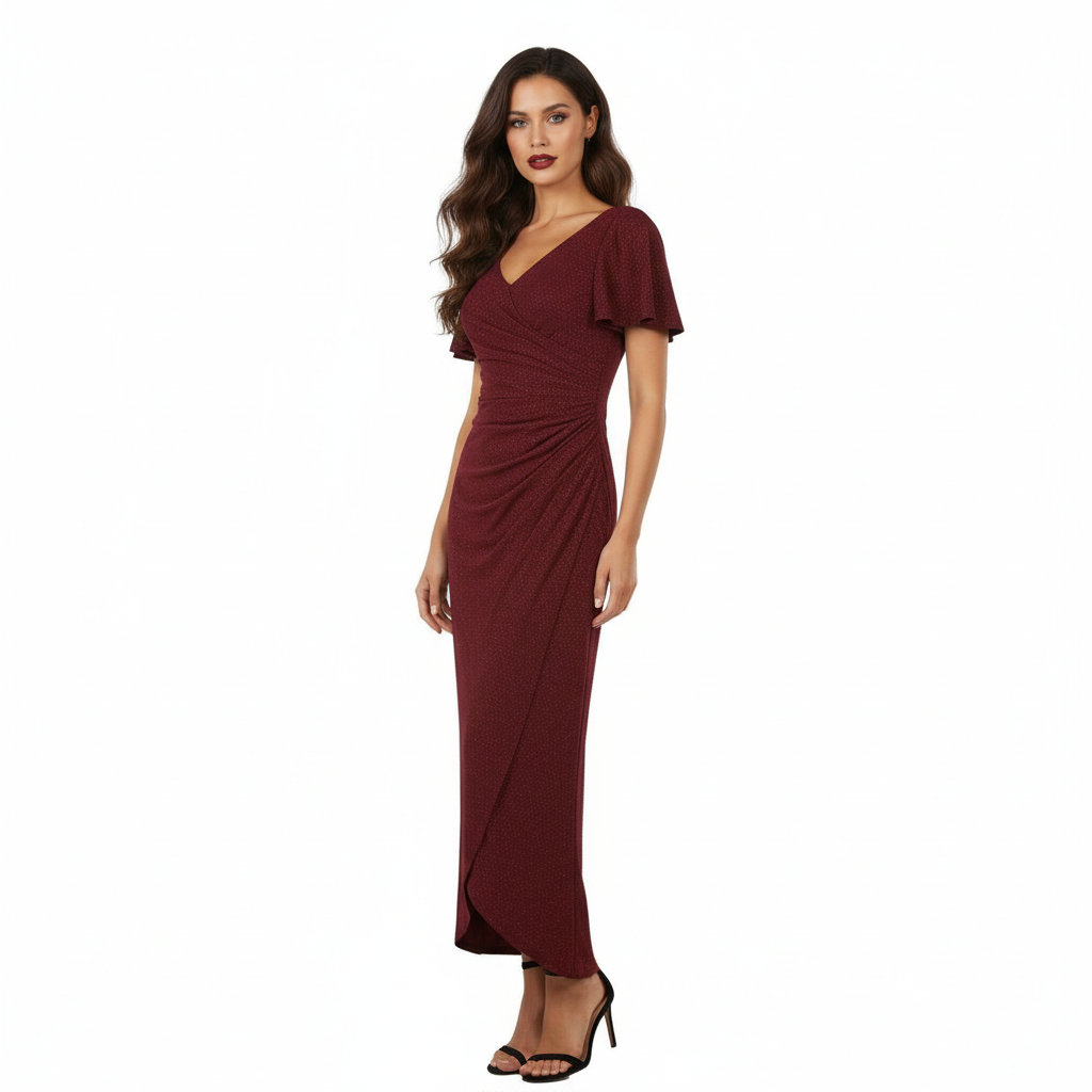 220547 Wine Gown
