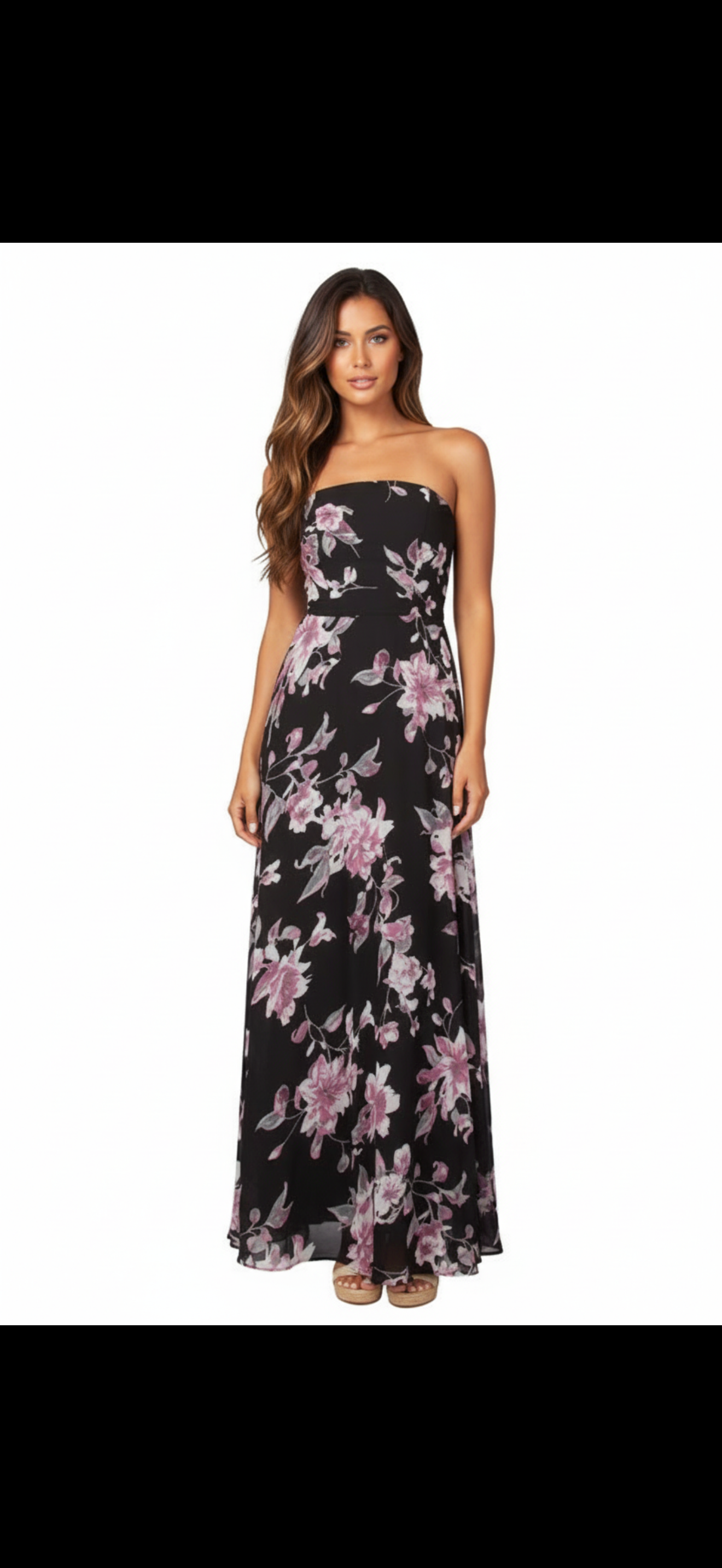225370 Strapless Aline Gown