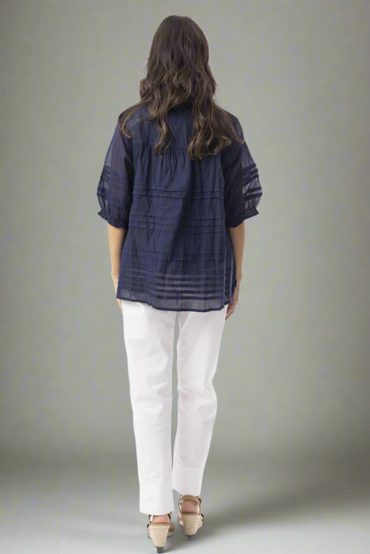 Essentials Top Navy