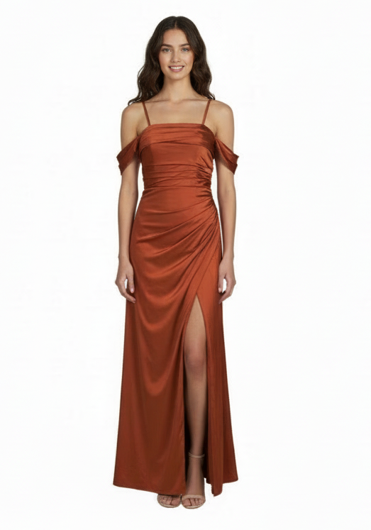 223413 Satin Gown