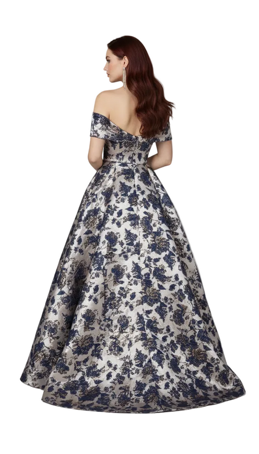 225389 Off The Shoulder Gown