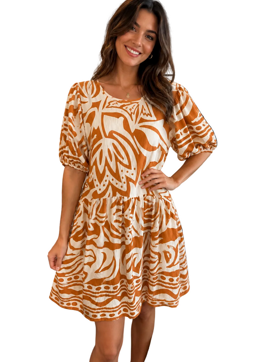 VCD31983 Beige Sun Dress