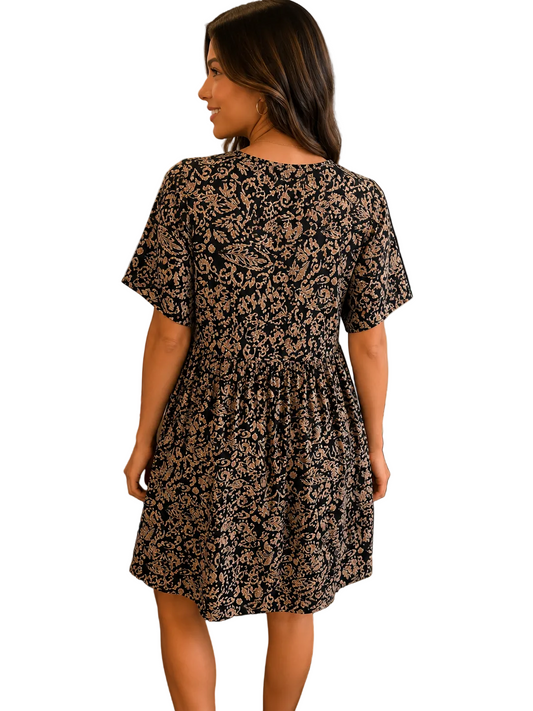 VCD31629 Black Summer Sun Dress