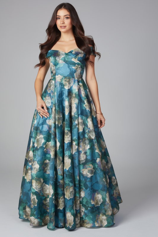 225409 Sapphire Gown