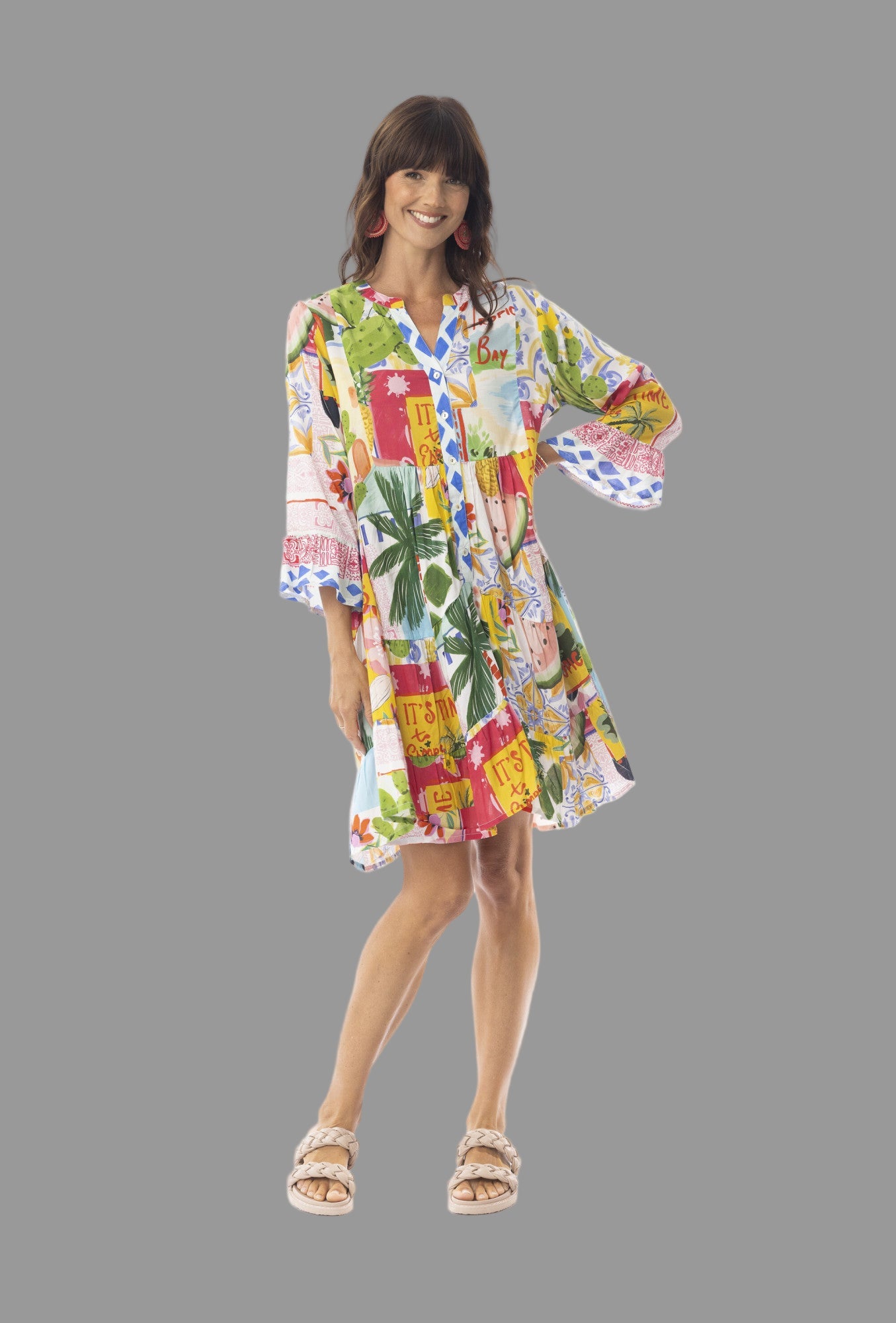 30117 Erica Tiered Dress