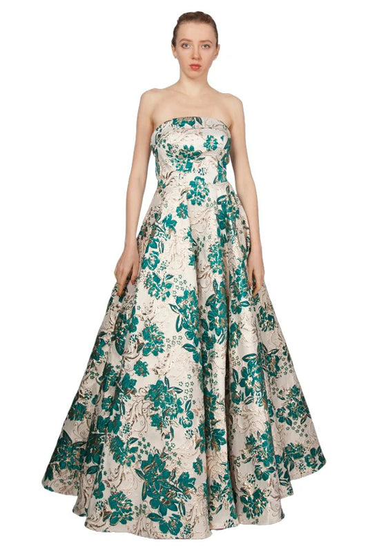 224411 Green Tinsel Dress