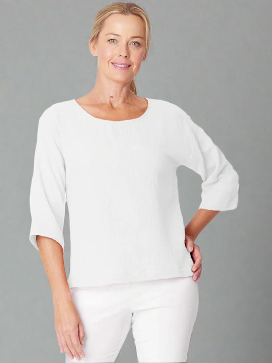 Tarin 3/4 Top White