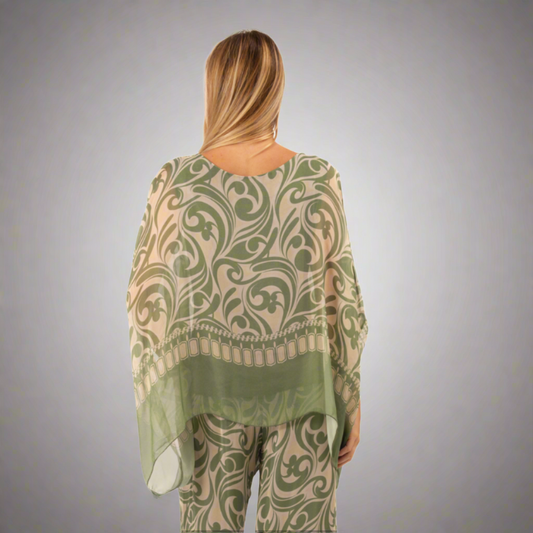 2780 Khaki Swirl Silk