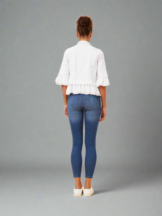 Frill Denim Jacket