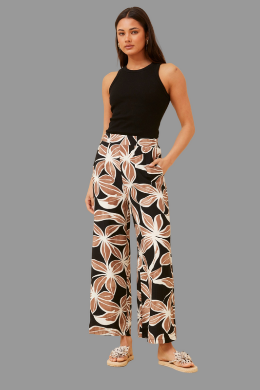 Leaf Print Pant